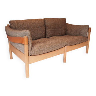 Danish Scandinavian 2-seater bench sofa