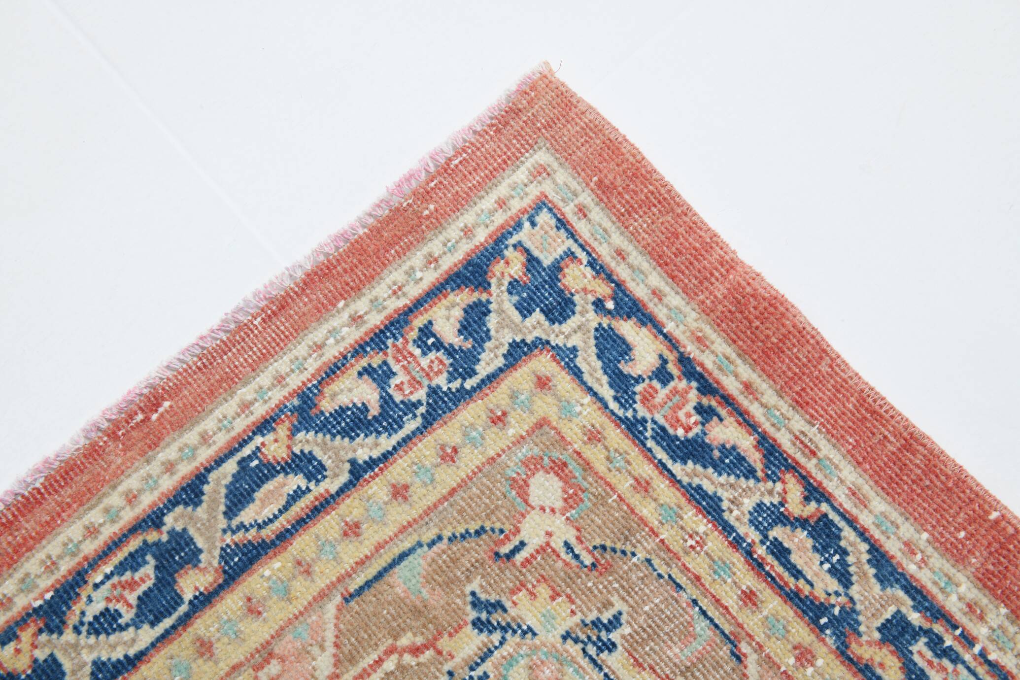 Classic Red & Blue Oversize Vintage Rug, 310x404Cm