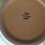 Series of 8 stoneware plates