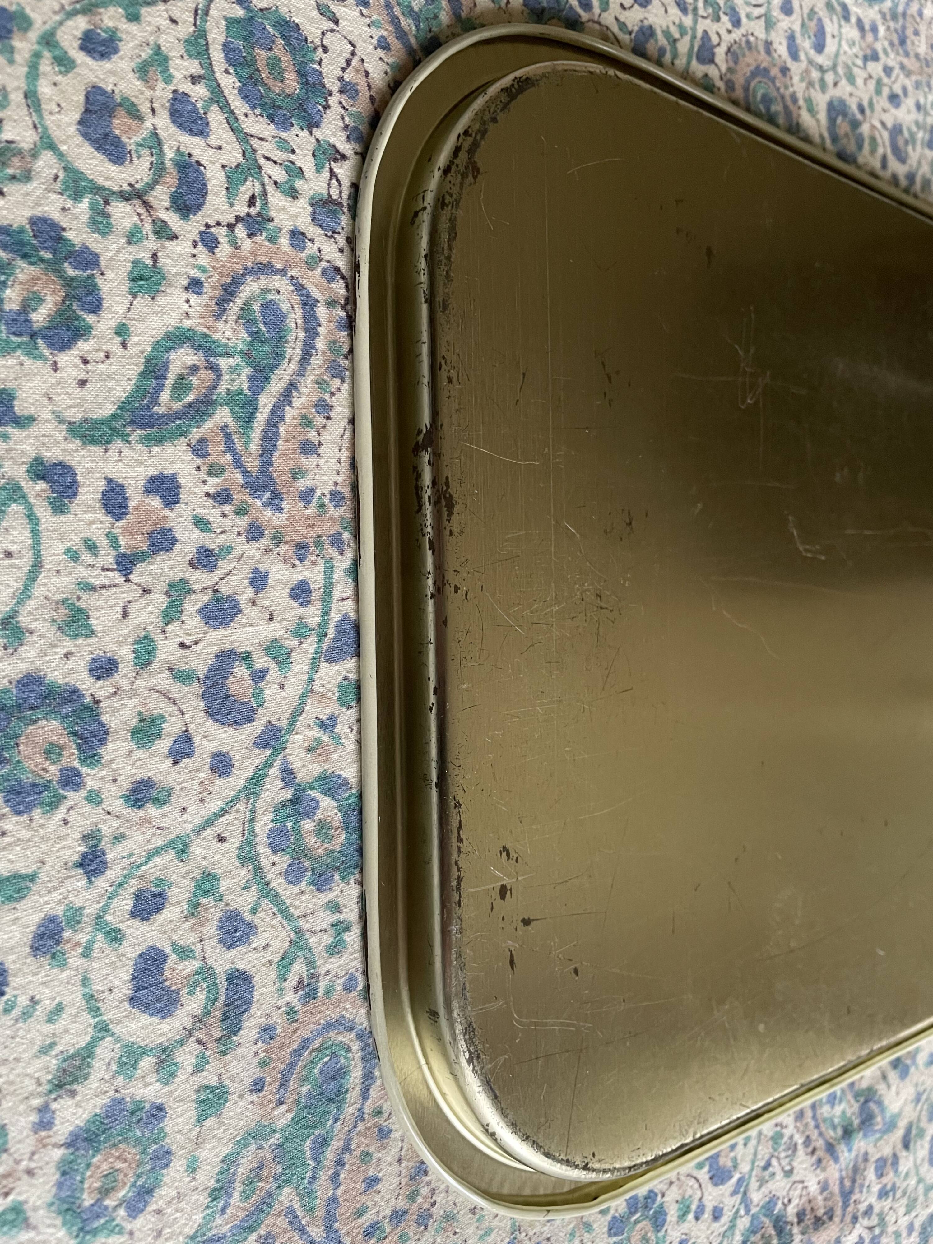 Vintage metal tray