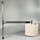 60s 70s Wall Light Wall Sconce Extendable Metal Chrome Mid Century Design