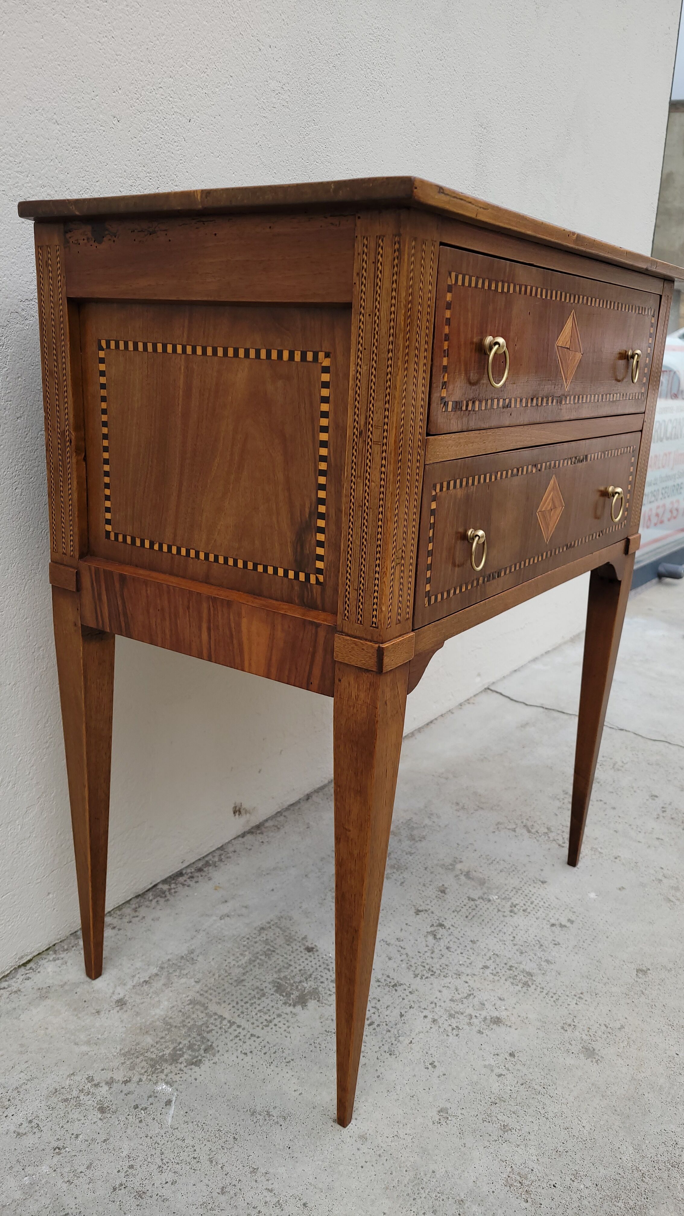 Chest of drawers period louis xvi stamped