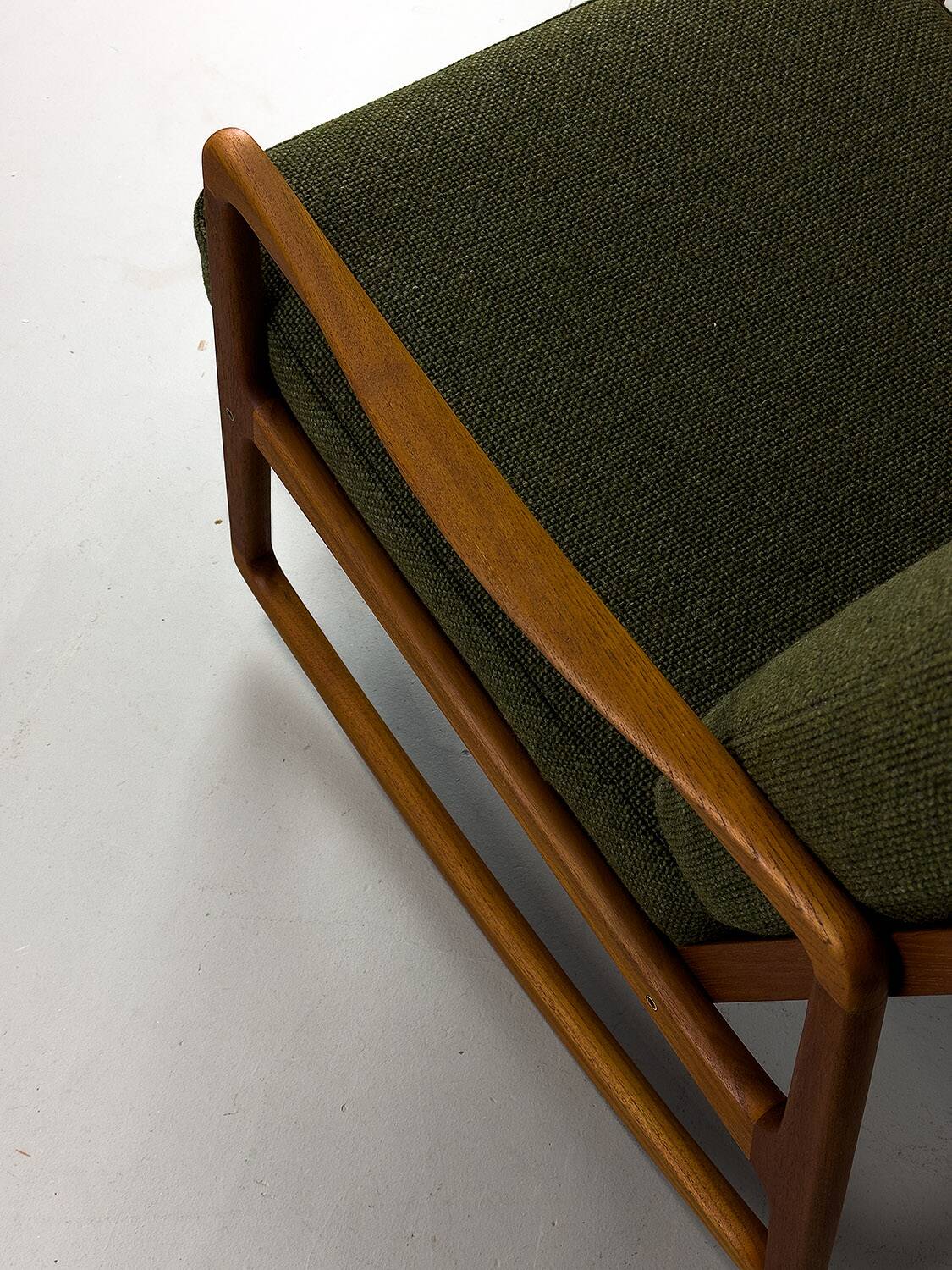 Danish Teak Rocking Chair by Ole Wanscher for France & Son, 1960s