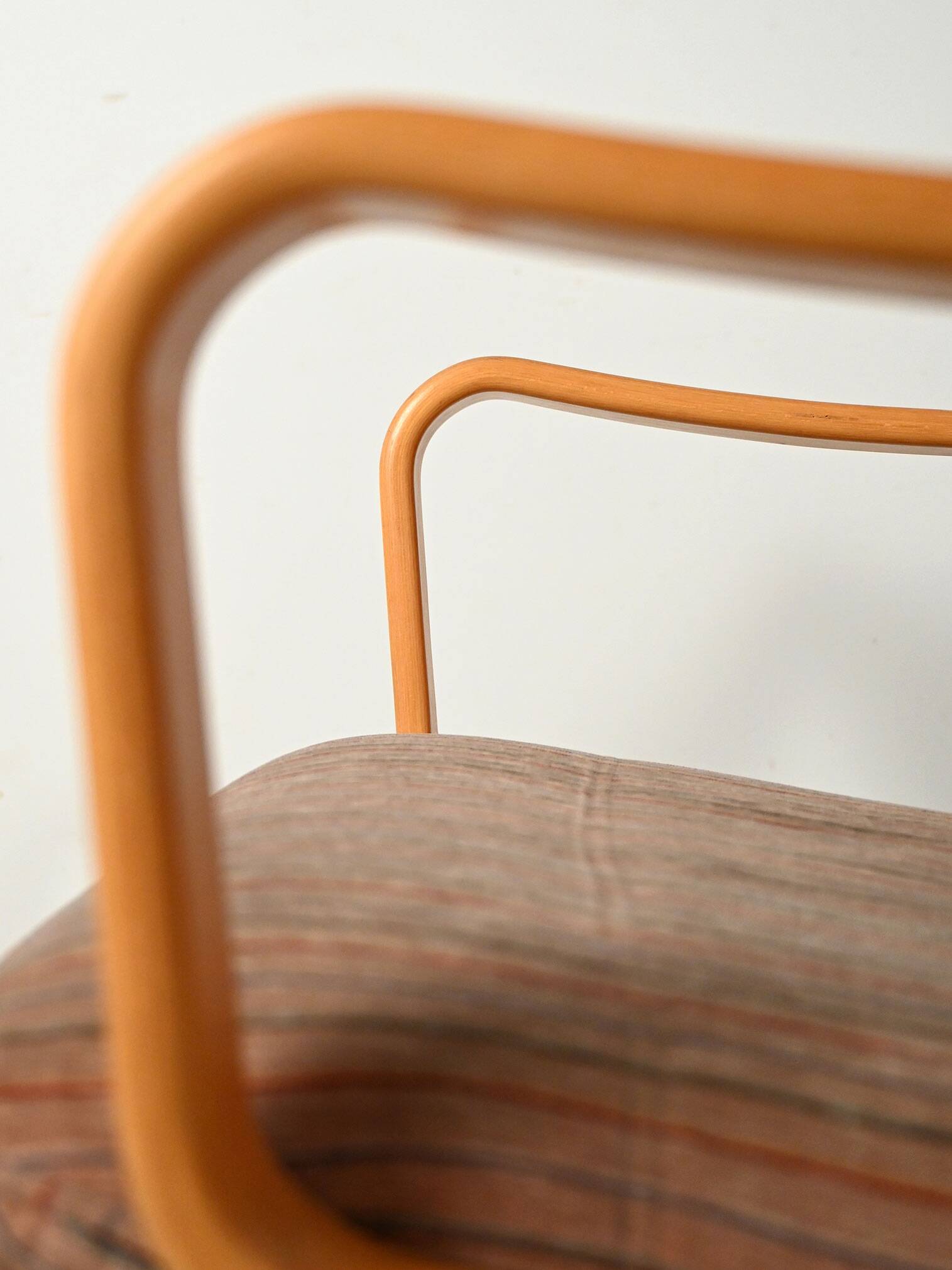 Pair of Swedish Ire Möbler bent beech armchairs, 1960s