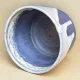 Pointed Léon stoneware cachepot / Puisaye - early 20th century