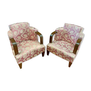 Paire de fauteuils art deco