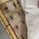60s bamboo bench and armchair