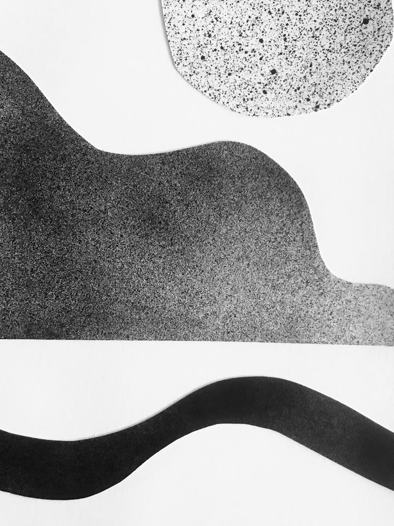 Fragments003 - Collage and aerosol