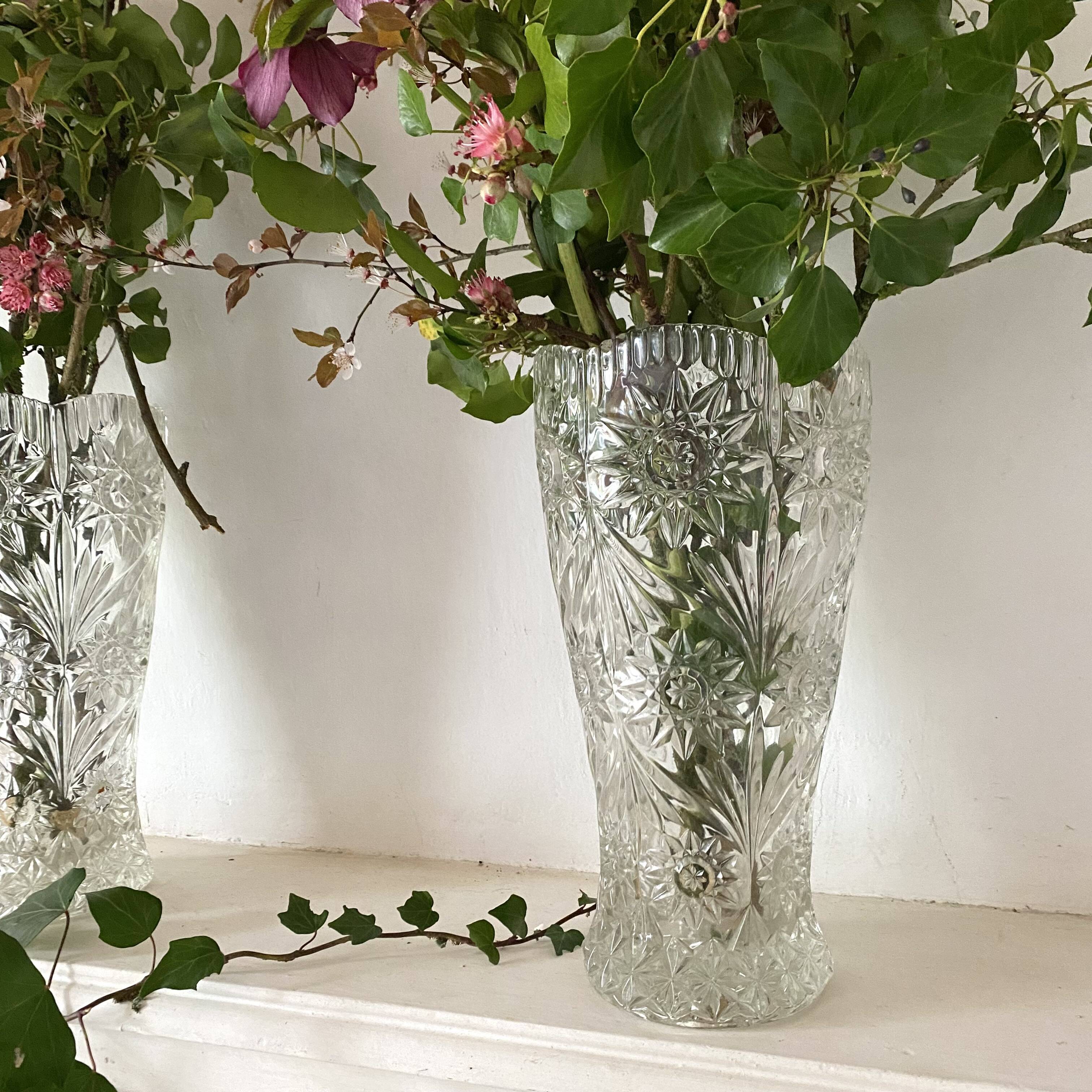 Pair of large vintage vases