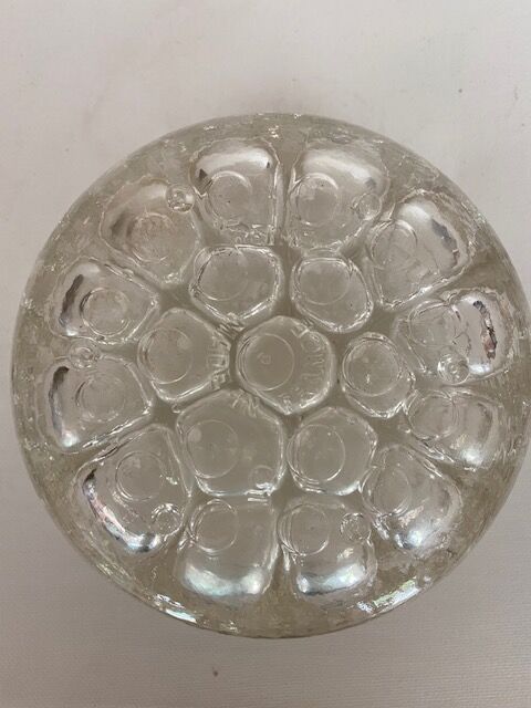 Vase pique fleurs verre reims made in France