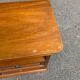 Louis Philippe wooden bedside table with 2 drawers