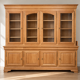Display cabinet in solid cherry wood