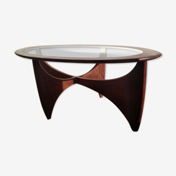 Table basse ovale modèle Astro designer Victor Wilkins - Edition G Plan - 1960
