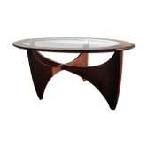 Table basse ovale modèle Astro designer Victor Wilkins - Edition G Plan - 1960