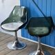 Paire de chaises pieds tulipe