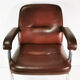 Modernist leather desk chair, germany, 1970s