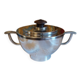 Art Deco silver-plated sugar bowl