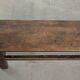 Banc de couloir antique espagnol / banc de table à manger du XVIIIe siècle