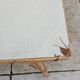 Small vintage rattan coffee table