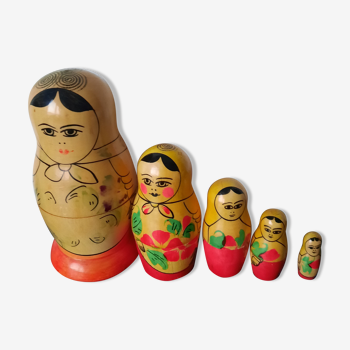 Matriochka poupées russes vintage