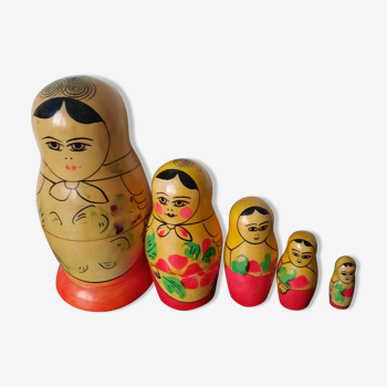 Vintage Russian dolls matryoshka