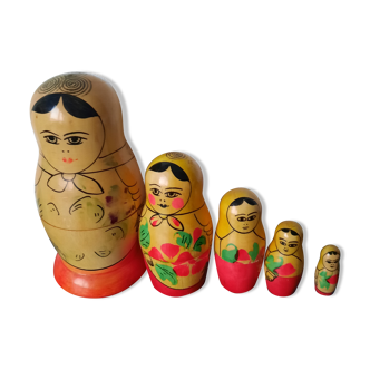 Vintage Russian dolls matryoshka