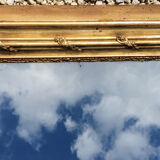 Old Large Carved Golden Mirror 91x148cm