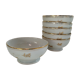 6 bols en porcelaine de Vierzon