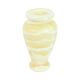 Small Vintage Vase Egyptian Marble Sinai Pearl 1980s