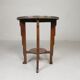 Art Deco table with brass top, Amsterdam School, 1930s
