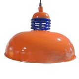 70s metal pendant light