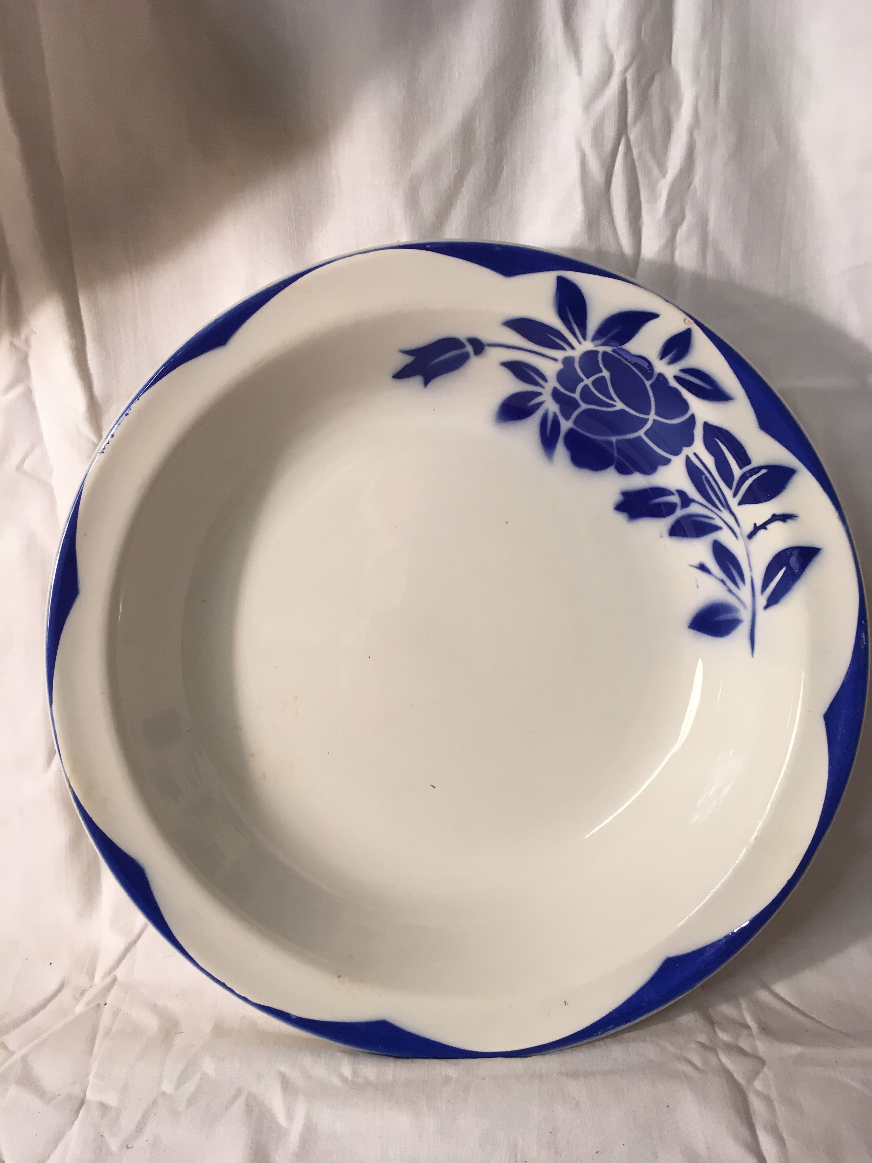 Hollow dish earthenware Sarreguemines Digoin model Corsica