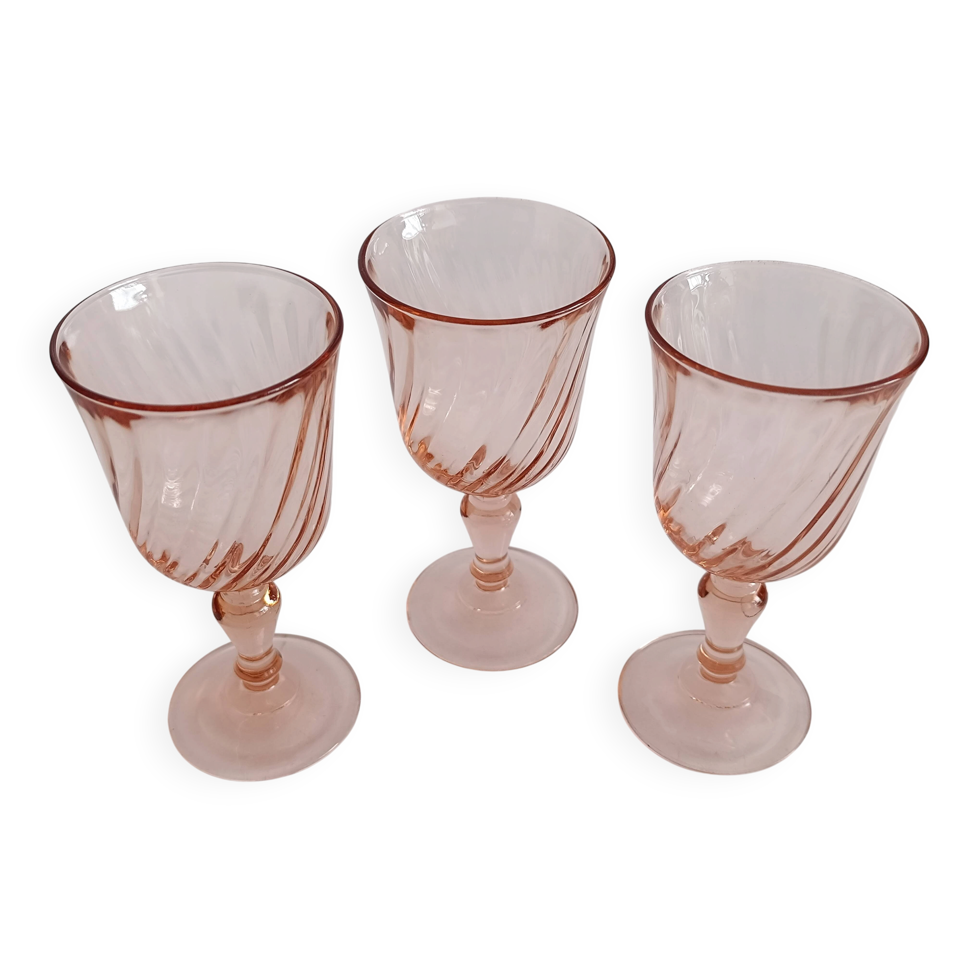 Luminarc Rosaline white wine glasses