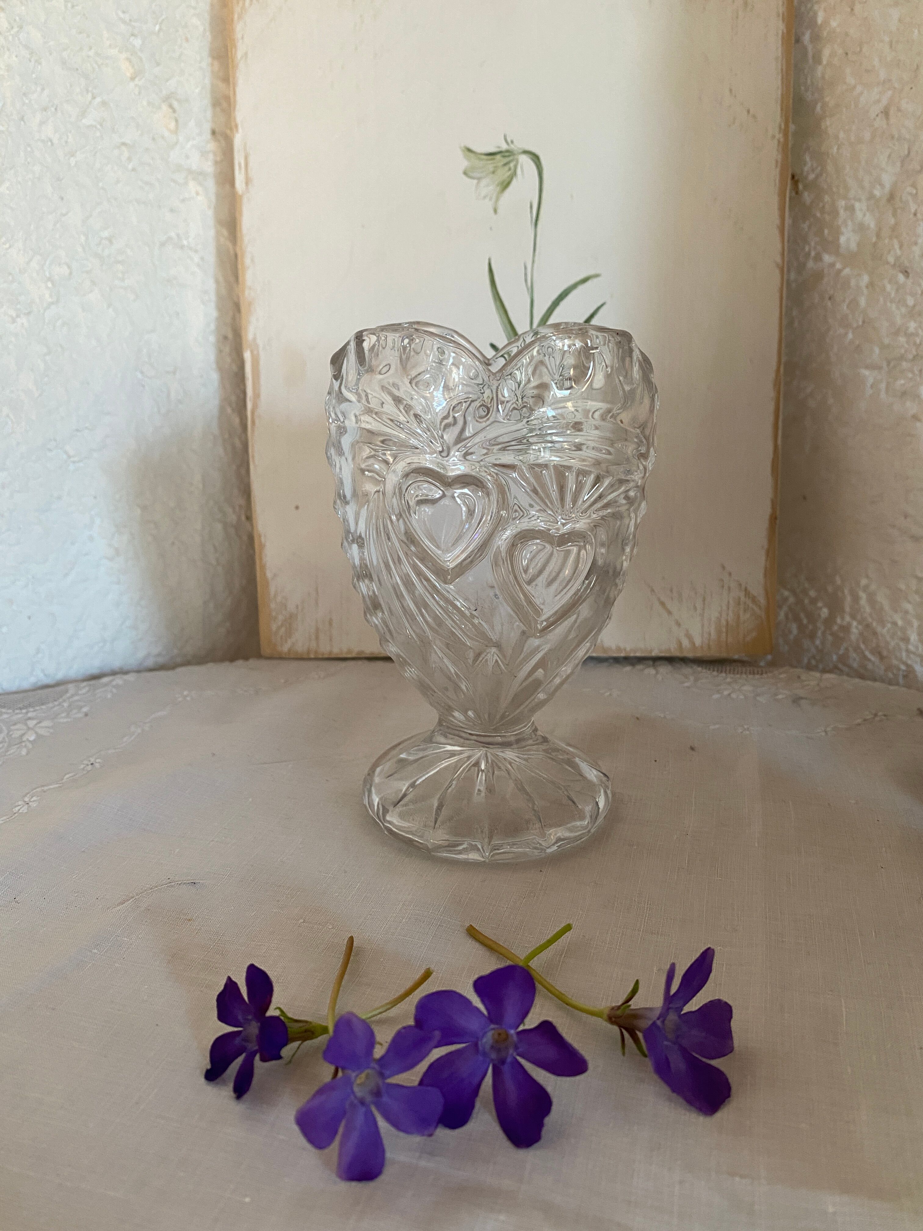 Original antique crystal vase