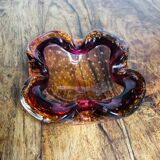 Murano glass ashtray attributed to Alessendro Mandruzzato 1970