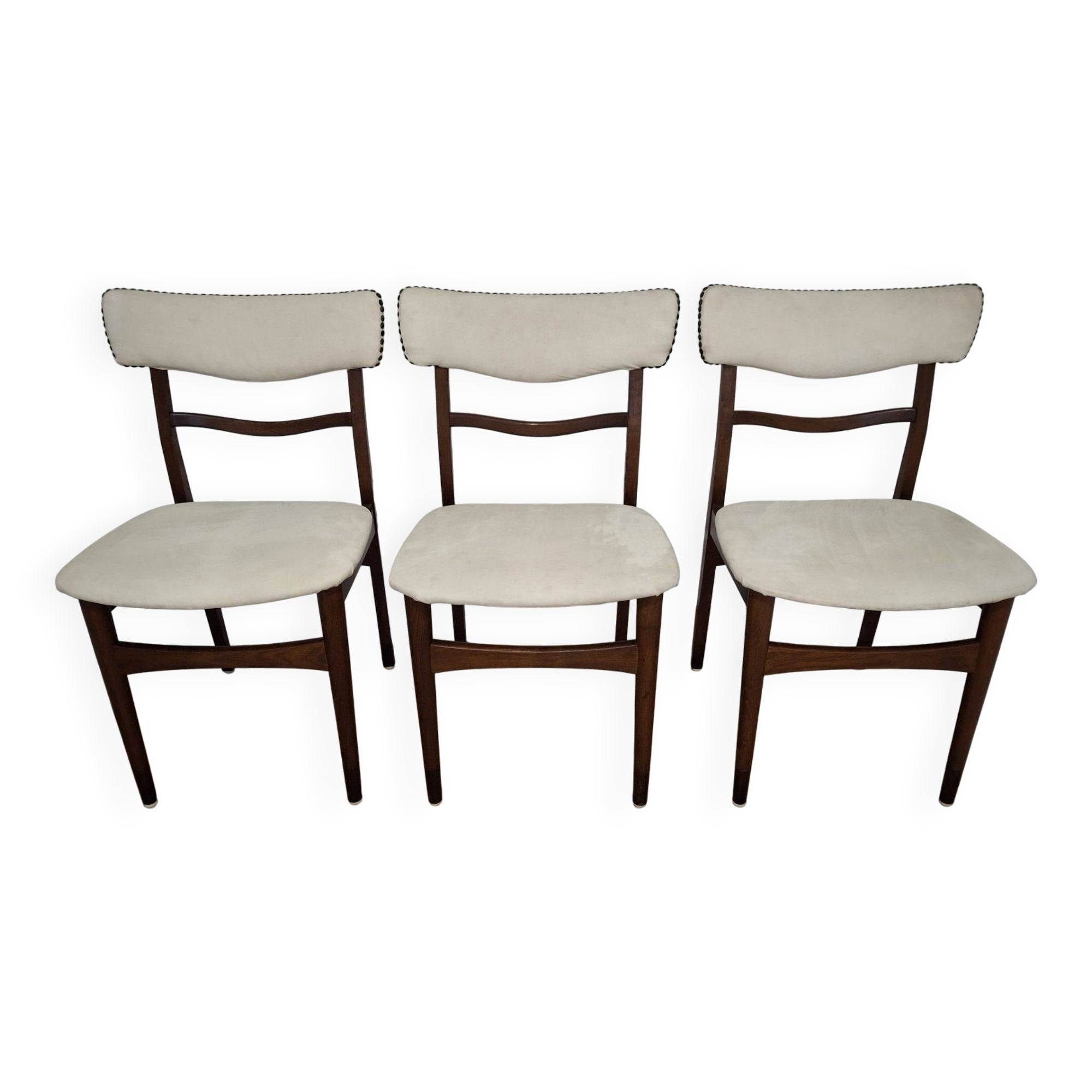 Set of three chairs, Denmark, 1960s