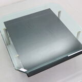Table basse en verre et cuir 'Diesis'  par Antonio Citterio B&B Italia
