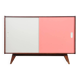 Vintage dark oak chest of drawers by Jiri Jiroutek, model U-452, 1960