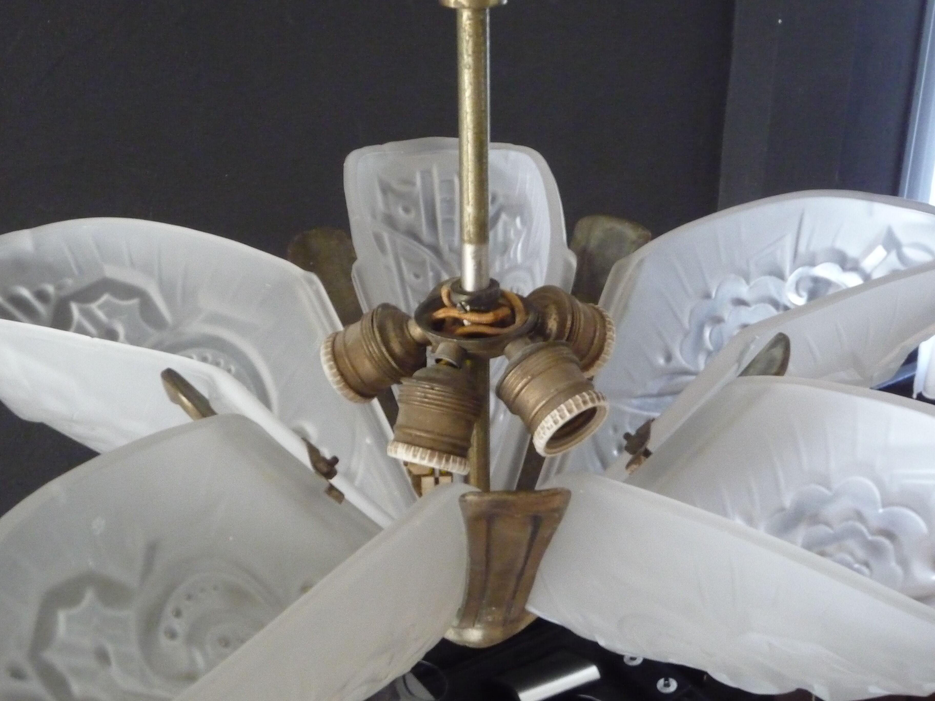 Lustre art deco Val saint Lambert