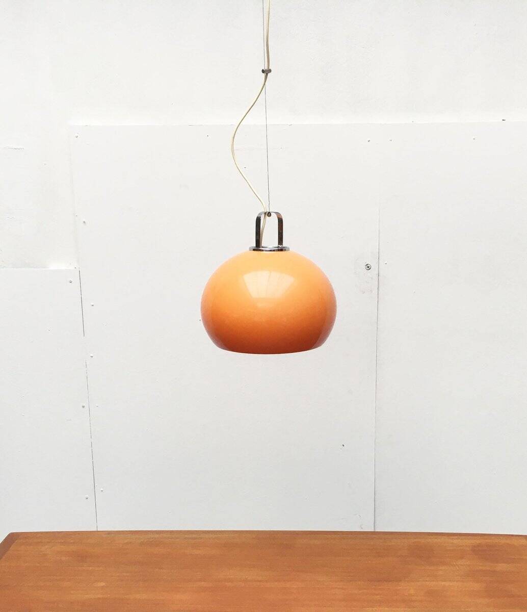 Suspended lamp Zurich Italian from the space age mid-century by Luigi Massoni for Guzzini.