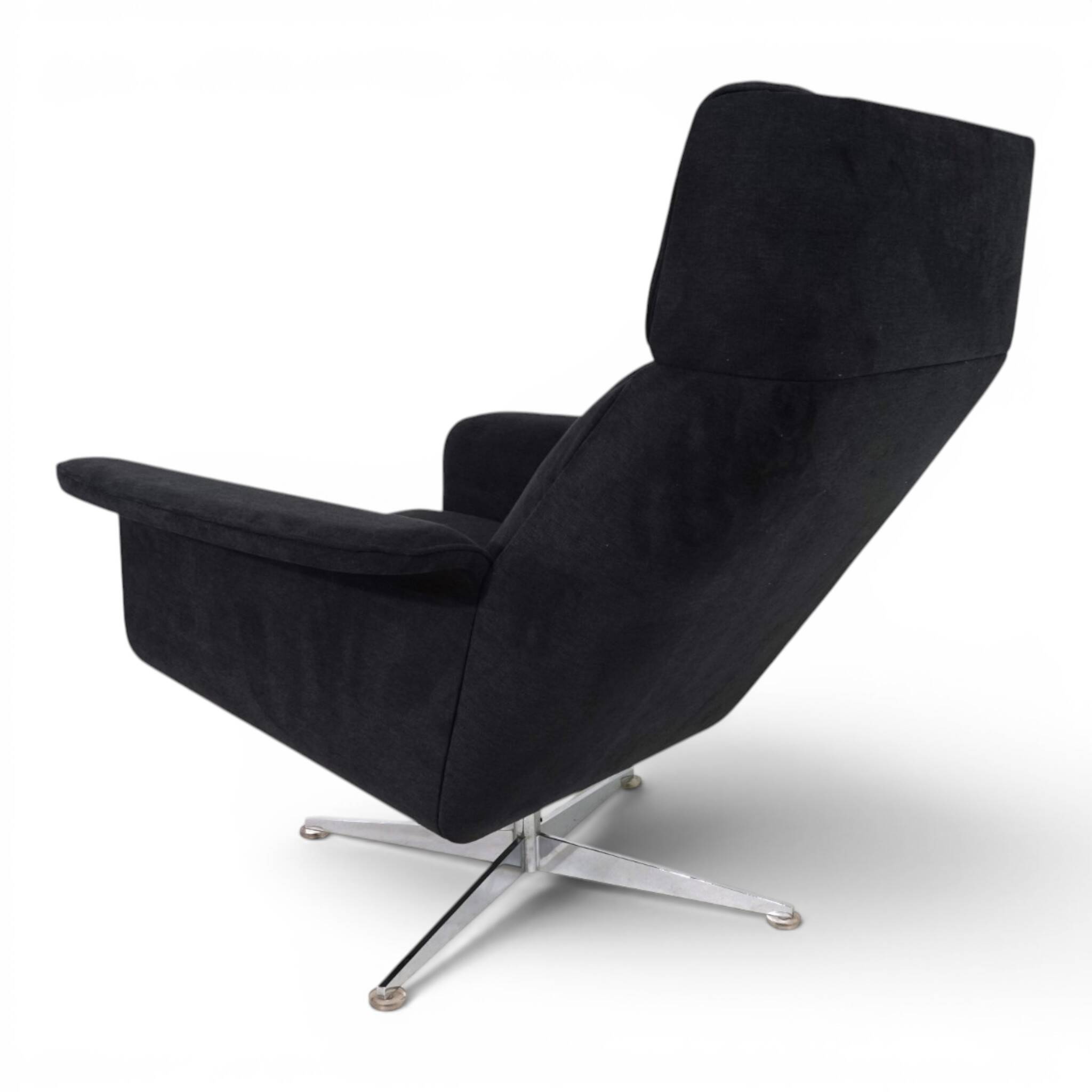 Kaufeld Siesta 62 lounge chair with ottoman by Jacques Brule, 1960