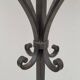 Candelabra floor lamp wrought iron candlestick