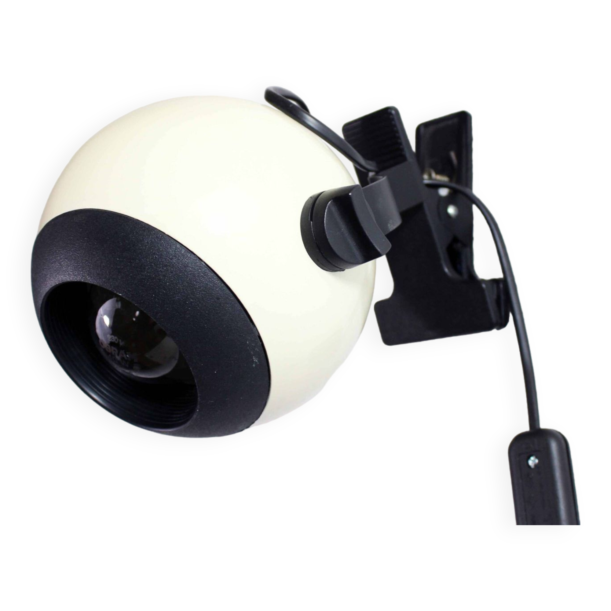 Eye ball clamp wall lamp 1970