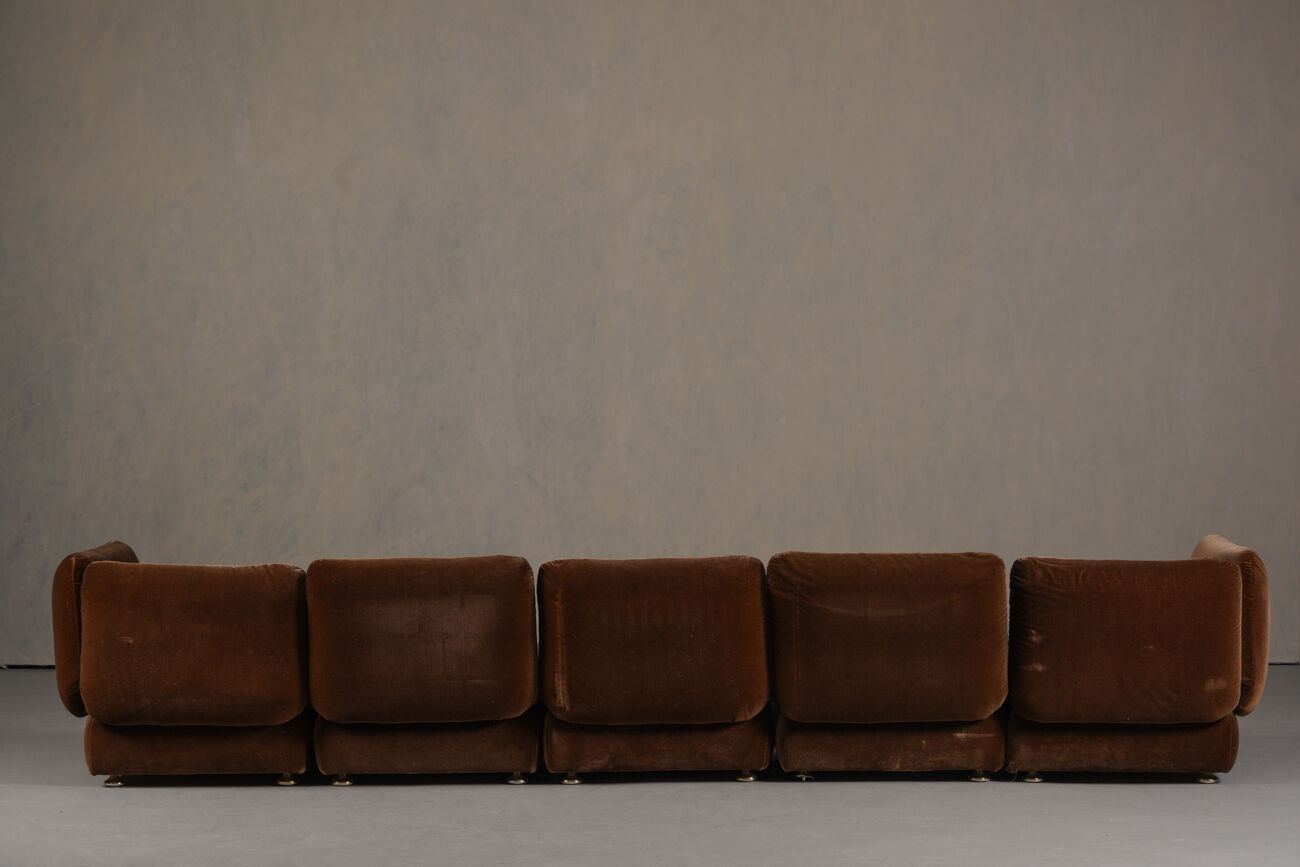 Vintage Italian modular sofa (5 pieces), Italy 1960s