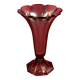 Large smoked iron cone-shaped vase - superb in color and condition, 30 cm, circa 1970