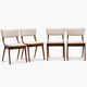 Set of 4 skoczek chairs