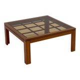 Brutalist Italian coffee table by Caccia alla Volpe for Linea Arredo