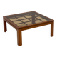 Brutalist Italian coffee table by Caccia alla Volpe for Linea Arredo