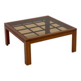 Brutalist Italian coffee table by Caccia alla Volpe for Linea Arredo