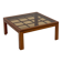 Brutalist Italian coffee table by Caccia alla Volpe for Linea Arredo